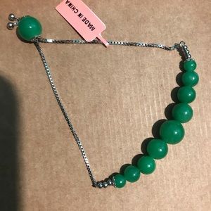NWT! Green & Silver Bracelet💚